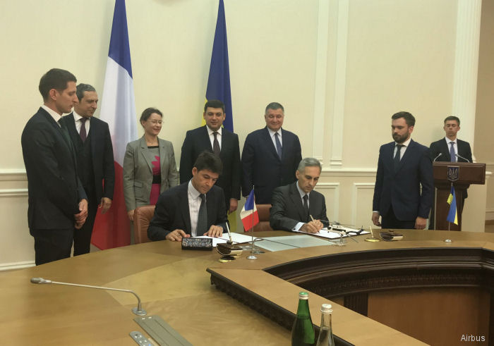 Ukraine Signed Order for 55 Airbus Helicopters