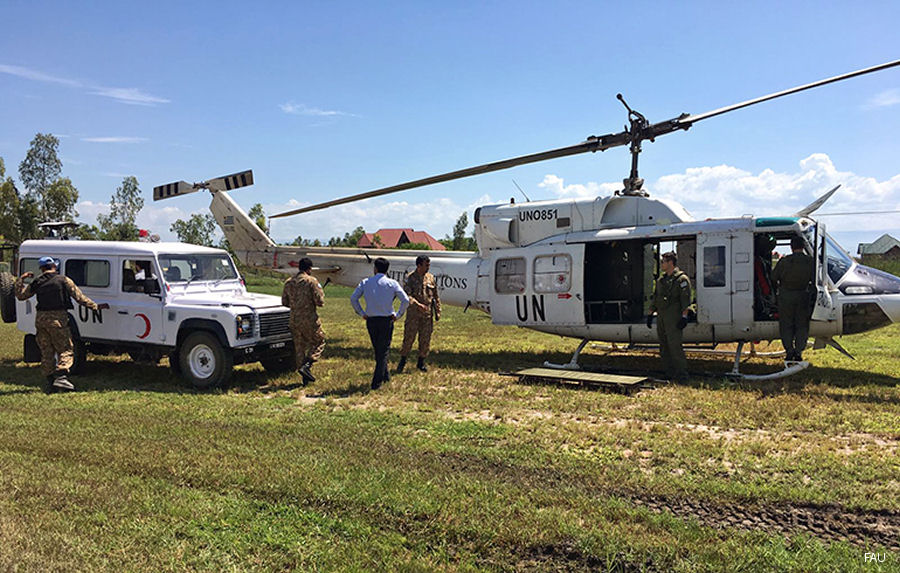 Uruguayan Bell 212 MedEvac Mission in Congo