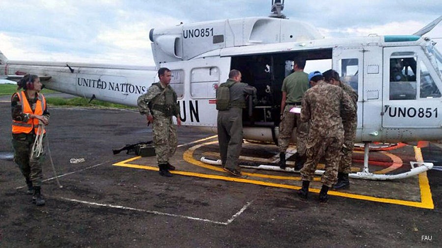 Uruguayan Bell 212 MedEvac Mission in Congo