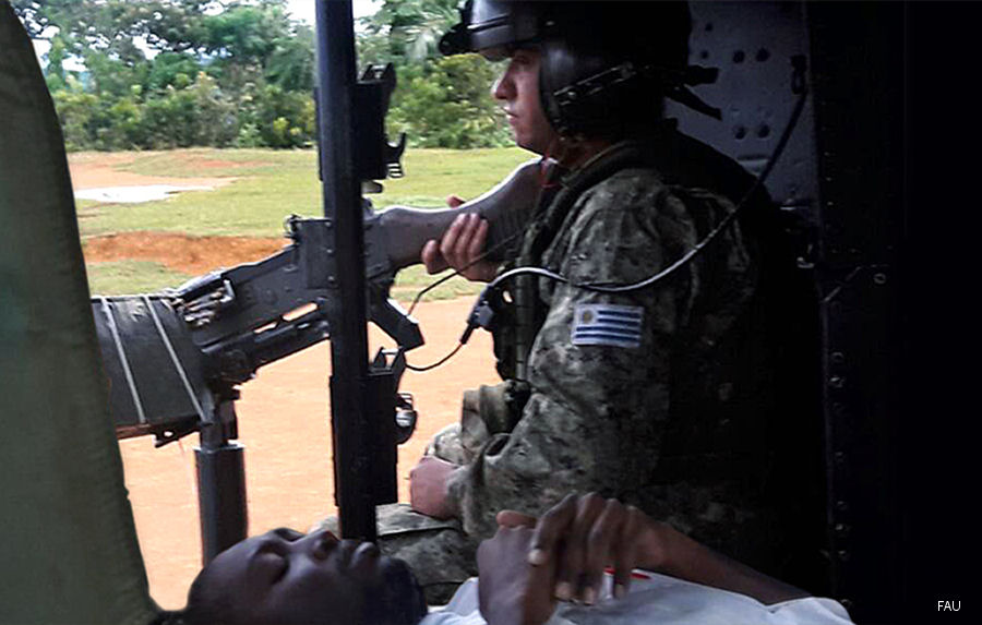 Uruguayan Bell 212 MedEvac Mission in Congo