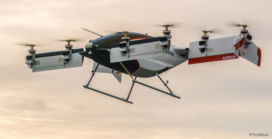 Vahana eVTOL from A³ by Airbus First Flight