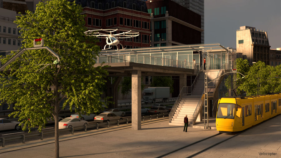 Volocopter eVTOL Taxis in Singapore