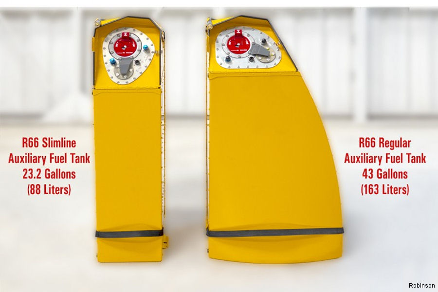 New Slimline Auxiliary Fuel Tank for R66