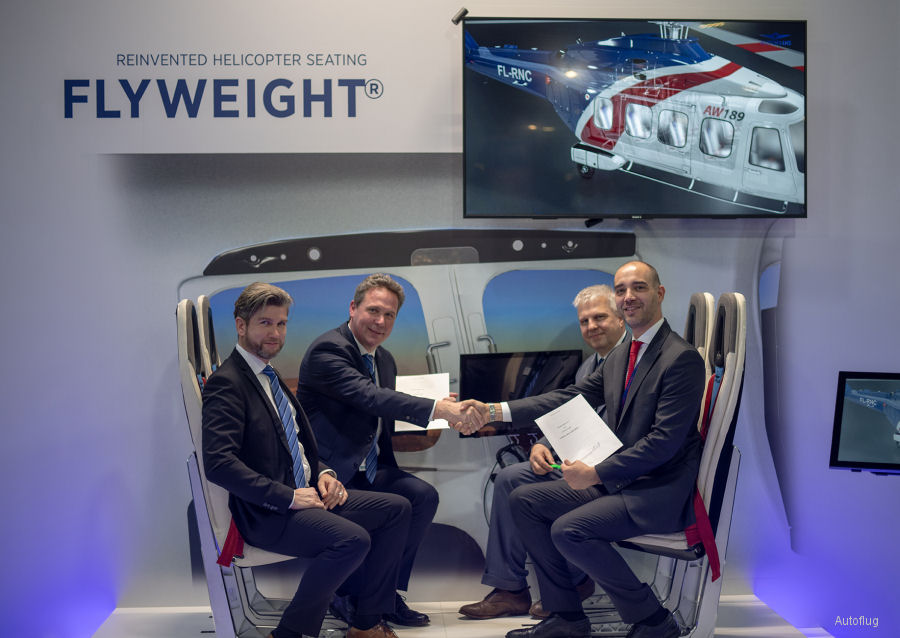 AMS in Partnership with AUTOFLUG for AW169