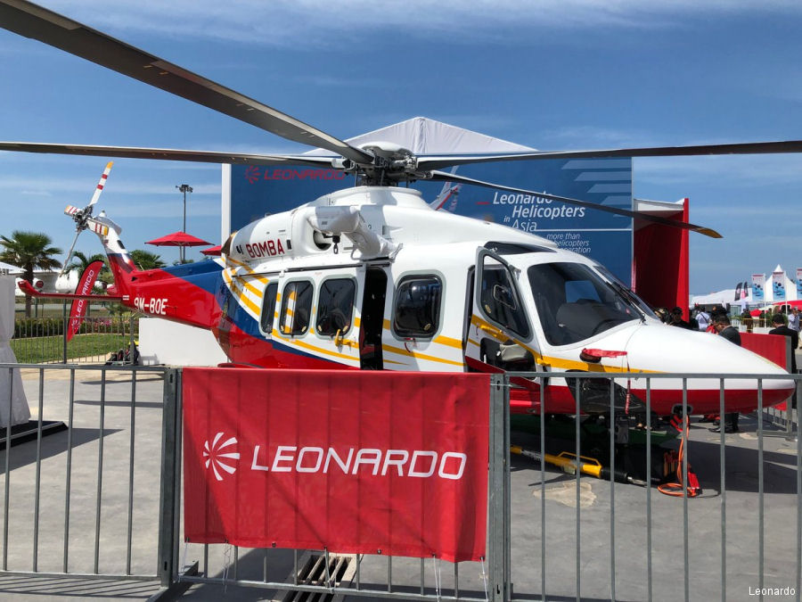 Firefighter AW189 at LIMA 2019