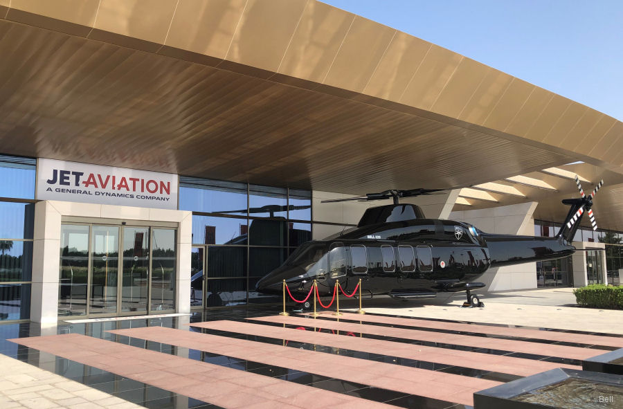 Bell 525 Mock-Up on Display in Dubai