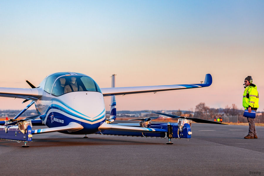 Boeing Autonomous Passenger Air Vehicle First Flight