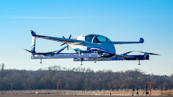 Boeing Autonomous Passenger Air Vehicle First Flight