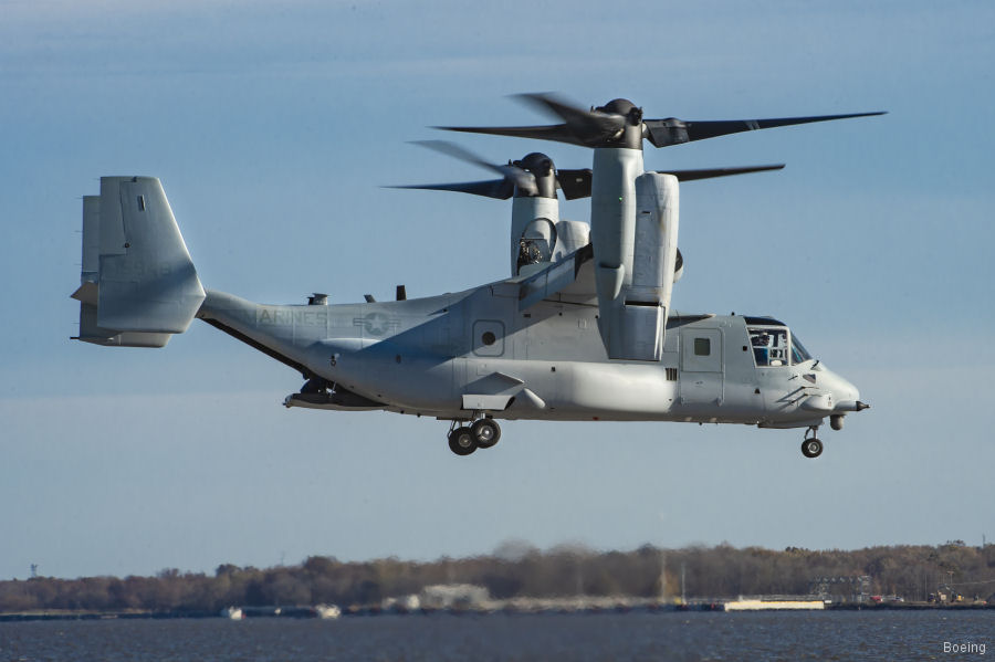 Boeing Completed First CC-RAM Osprey Upgrade
