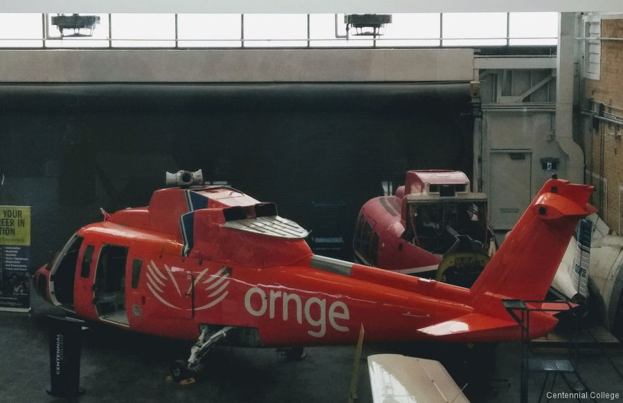 Ornge S-76 Donated to the Centennial College