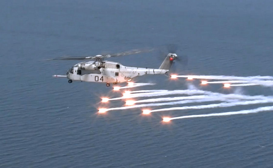 CH-53K Tested Chaff and Flare Dispensers