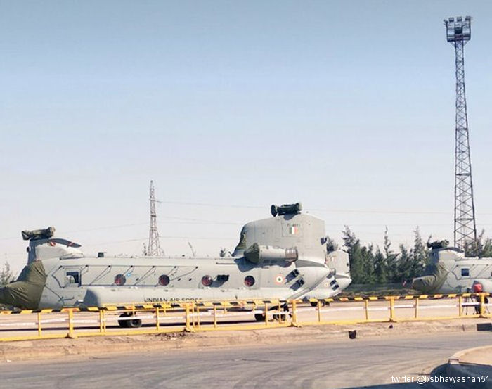 First CH-47F Chinooks Arrived to India