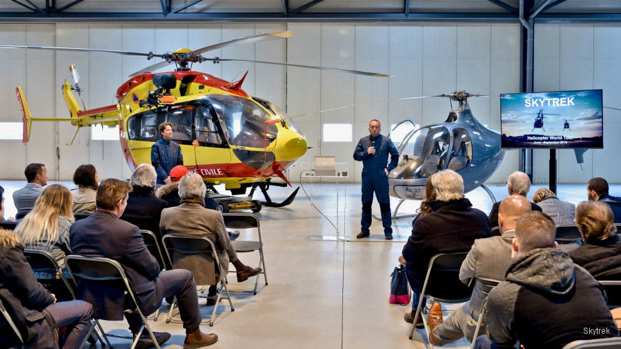 Two French Helicopters Around The Globe