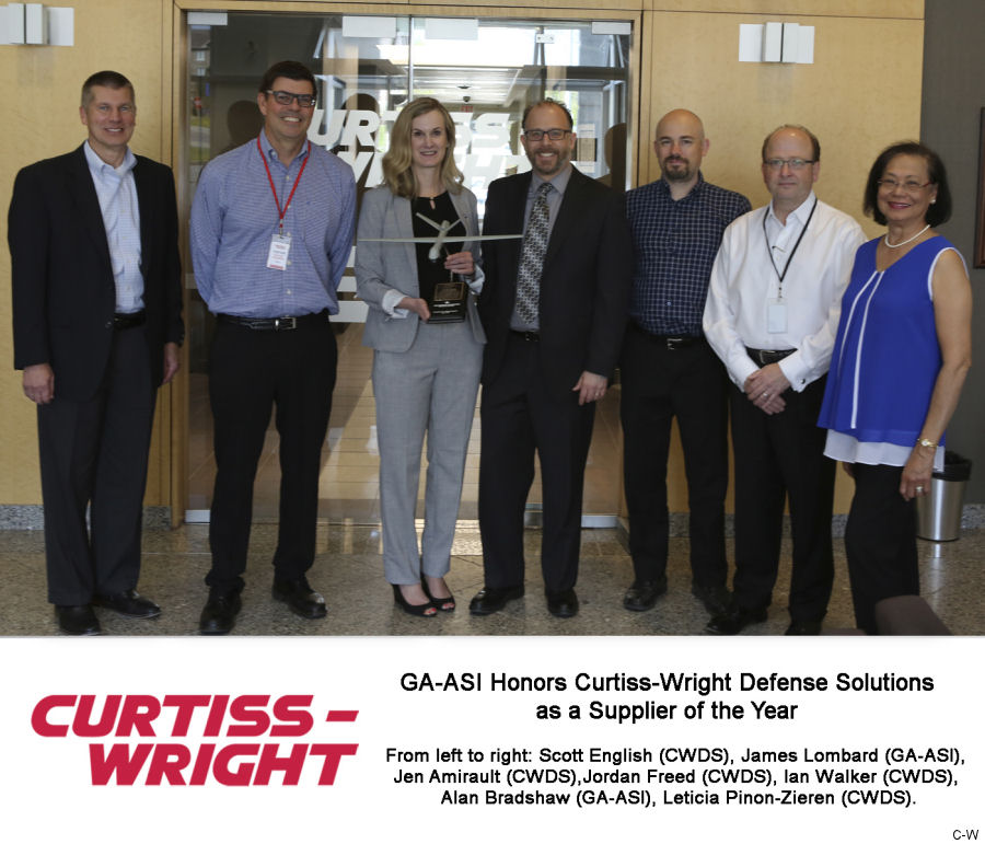 Curtiss-Wright Honored by GA-ASI