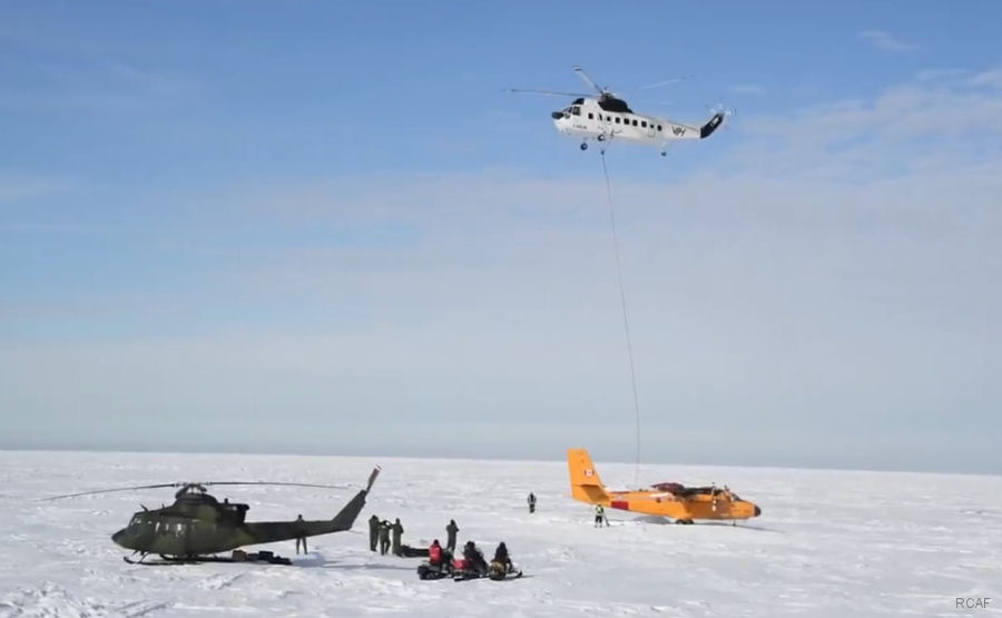 VIH S-61 Recovered Damaged RCAF Twin Otter