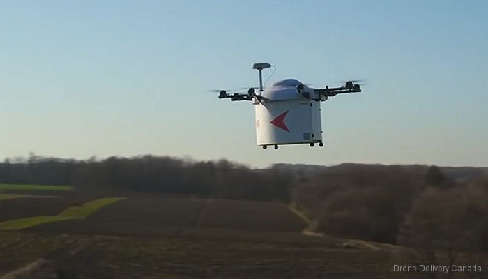 Drone Delivery Canada Contracted in Vaughan Ontario