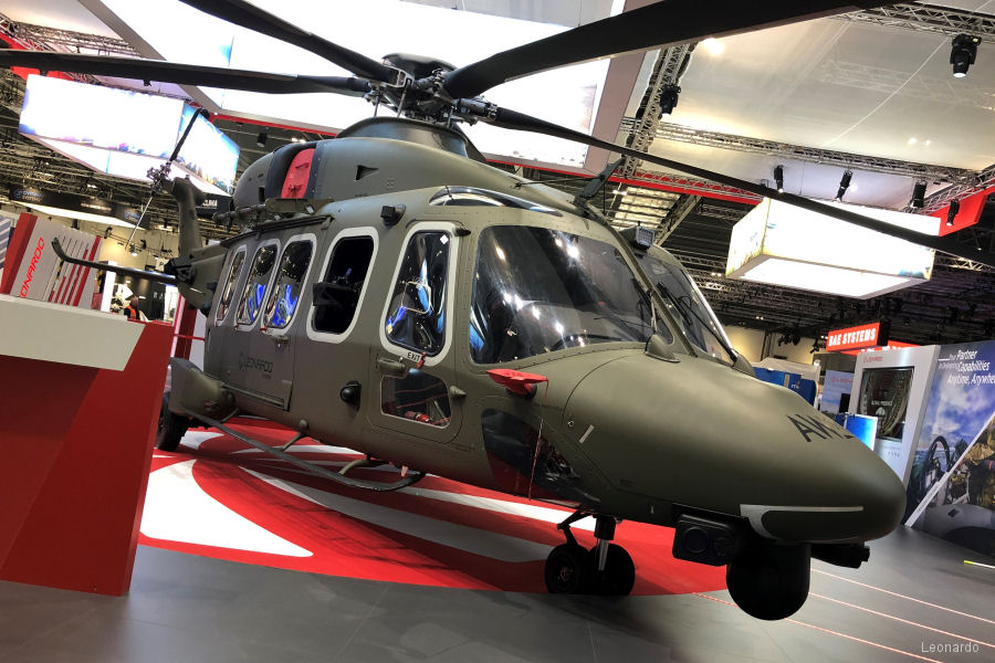 Leonardo AW149 at DSEI 2019