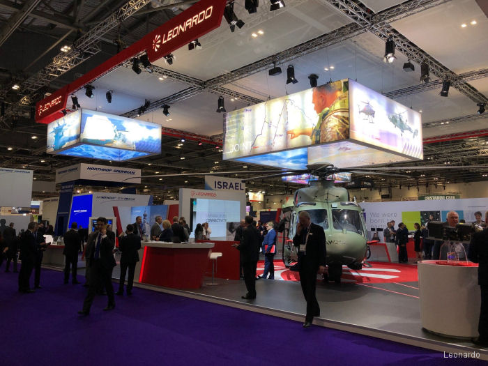 Leonardo AW149 at DSEI 2019