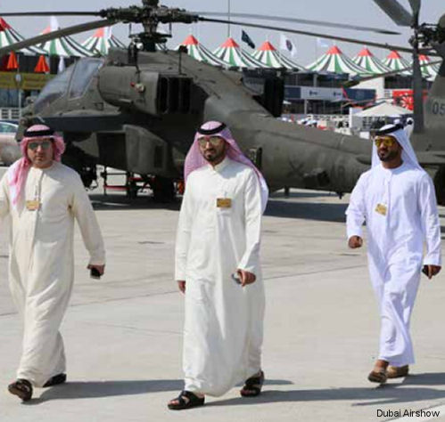 Helicopters at Dubai Airshow 2019