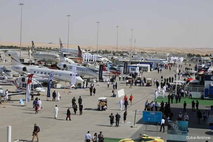 Helicopters at Dubai Airshow 2019