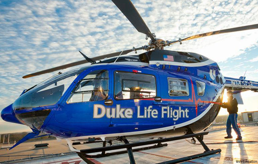 Duke Life Flight with Metro Aviation from 2020