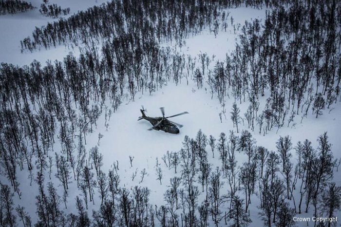 Merlin in Norway for Exercise Clockwork