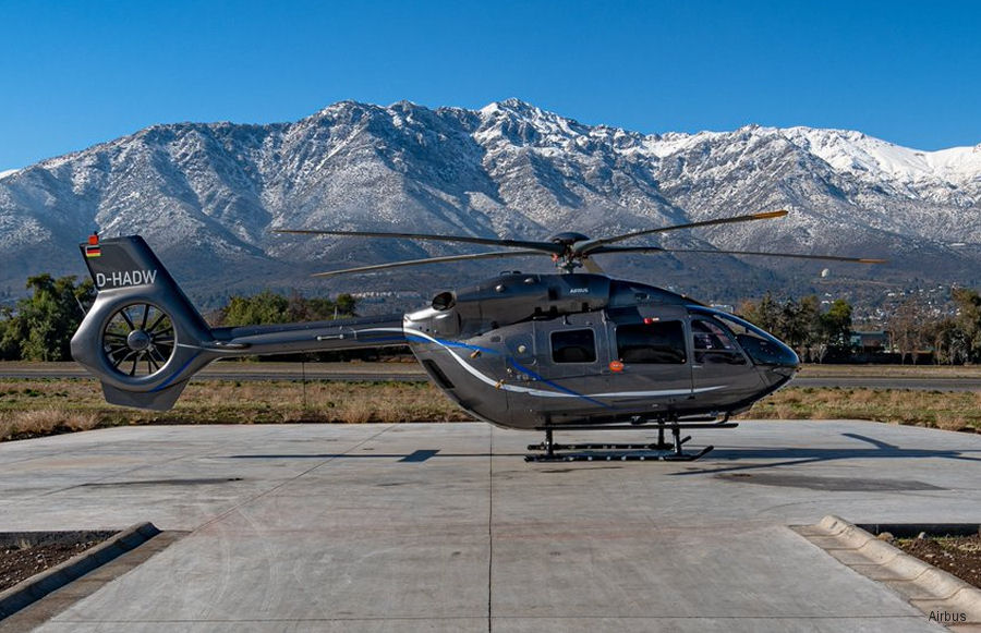 helicopter news June 2019 Five-Bladed H145 in Chile for High Altitude Trials