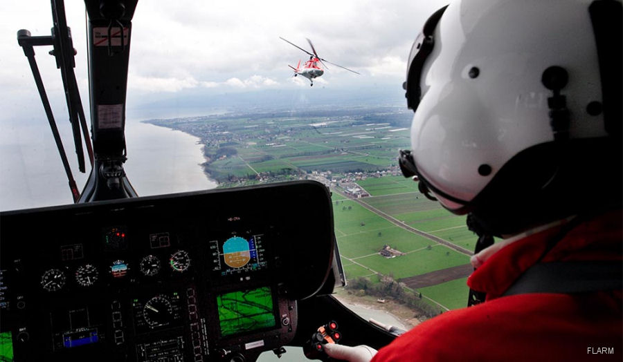 helicopter news May 2019 EASA Approves FLARM Collision Warning for Helicopters