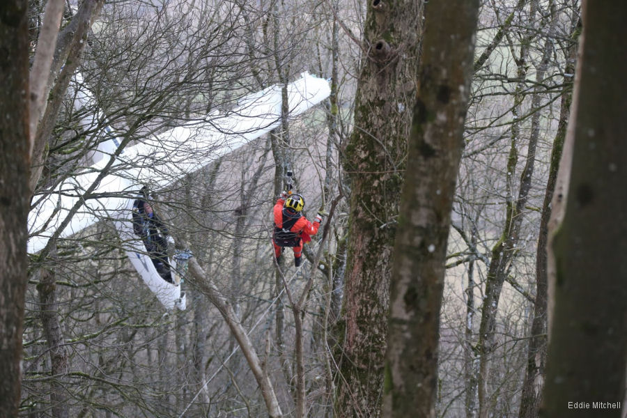 Glider Pilot Rescued by Solent’ AW189