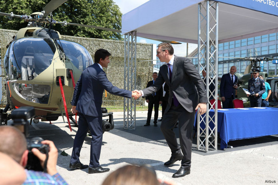Official Reception of Serbian H145M and New Gazelle Hub