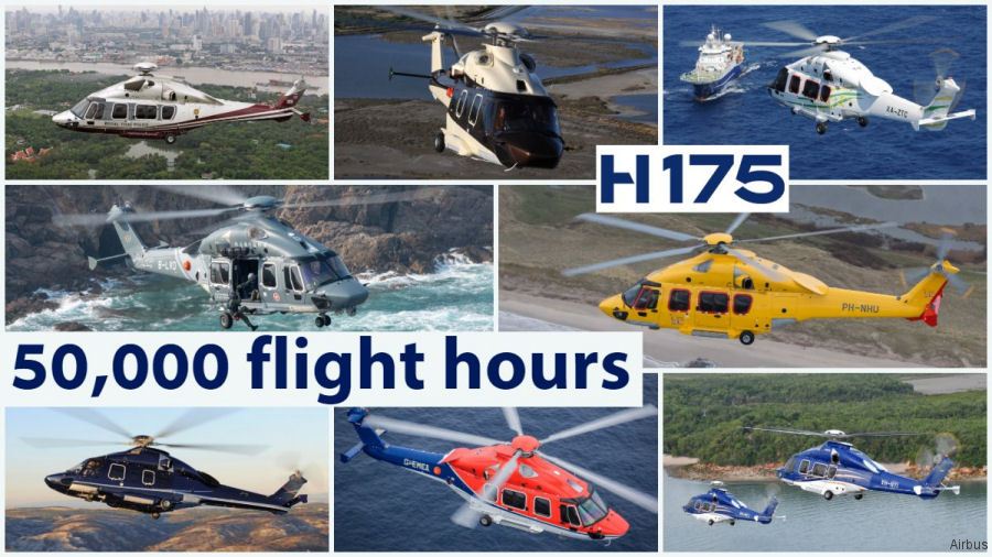 helicopter news June 2019 50,000 Flight Hours for the H175