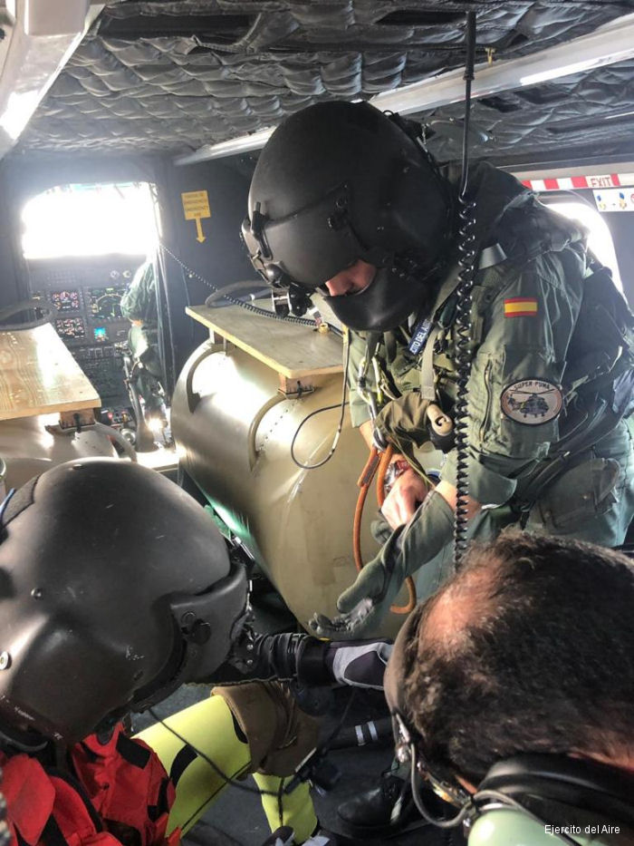 Fisherman Rescued by Spanish Super Puma