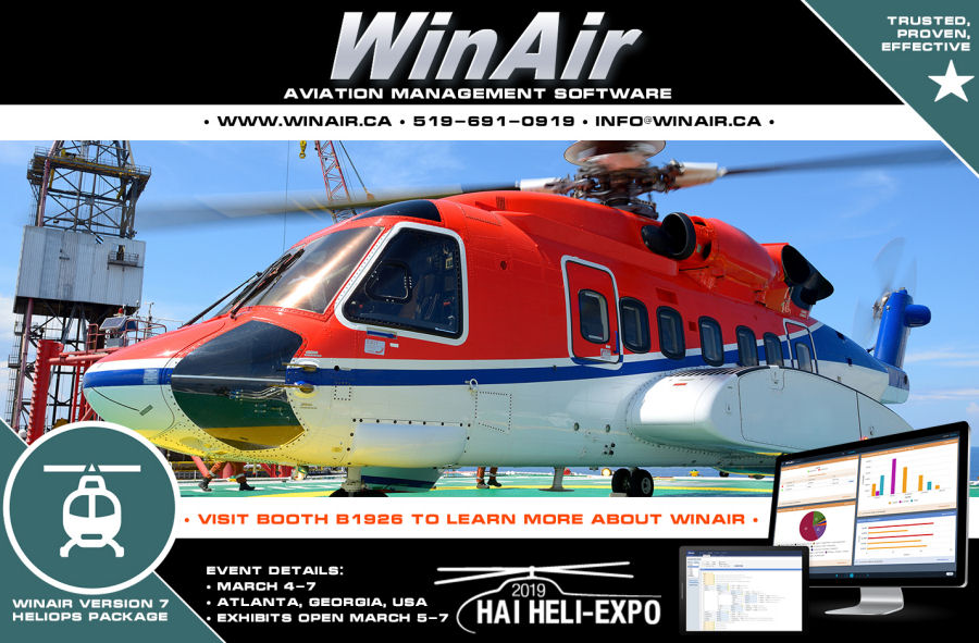 WinAir Software at Heli-Expo 2019
