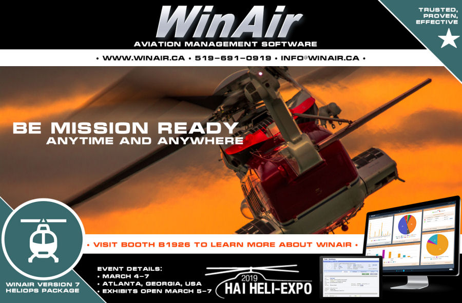 WinAir Software at Heli-Expo 2019