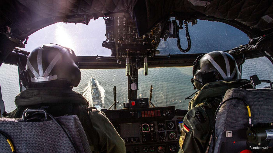 cockpit Photos of Super Lynx mk88a in German Navy  helicopter service.