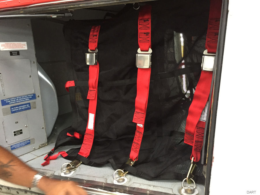 High Capacity Cargo Nets for Aeróleo AW139