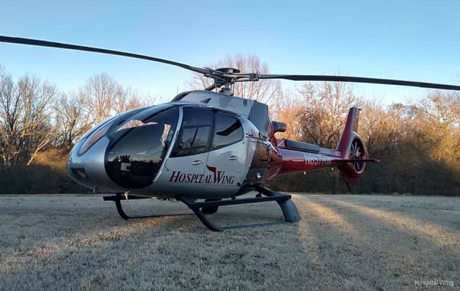 Hospital Wing Helicopters Carrying Blood