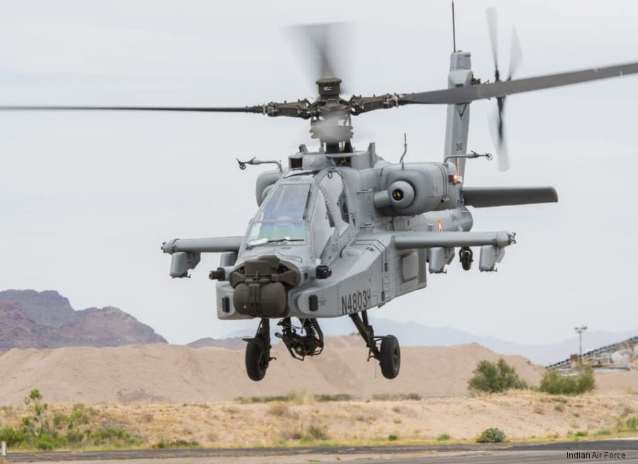 First Apache Delivered to Indian Air Force