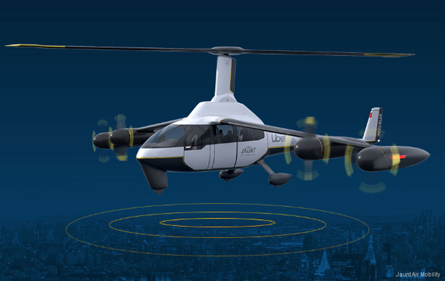 Honeywell in the Jaunt Air Mobility eVTOL