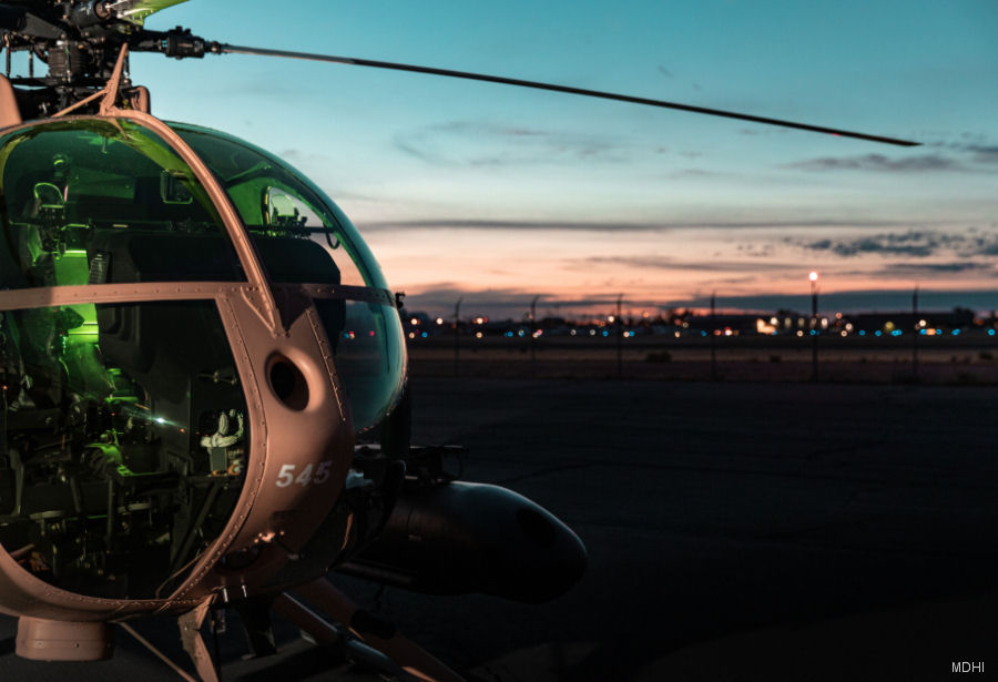 Training for the Six Kenyan MD530F Cayuse Warrior