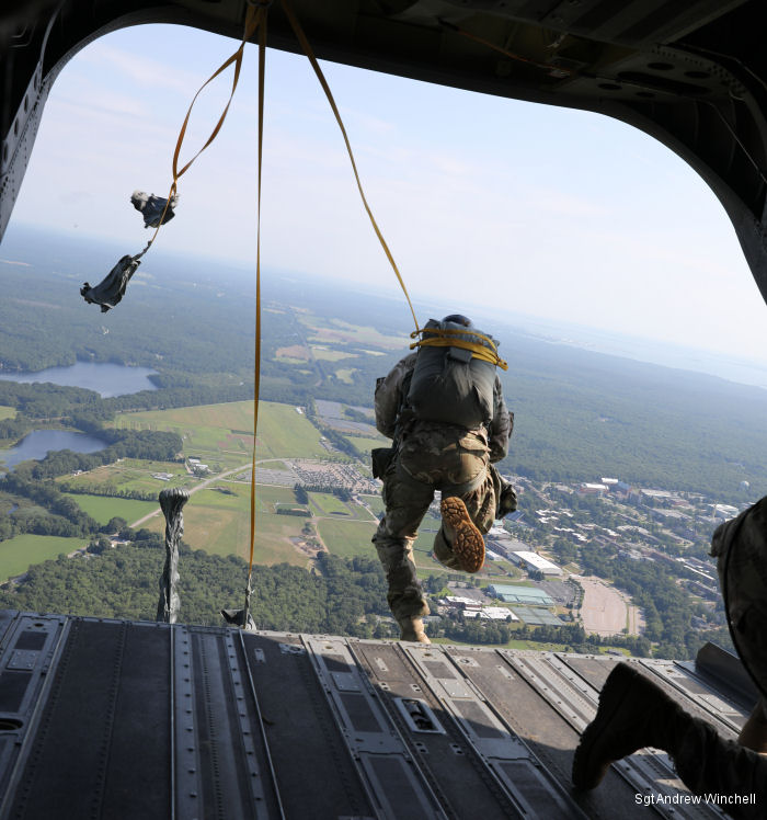 Paratroopers in Leapfest Competition