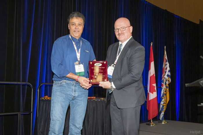 Lifetime Contribution Award  for Helijet CEO