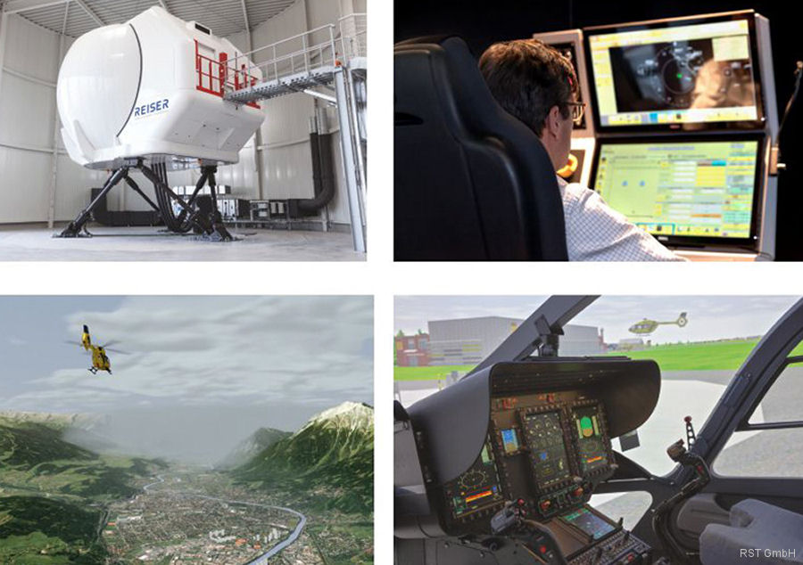  Reiser H135 Full Flight Simulator approved by EASA