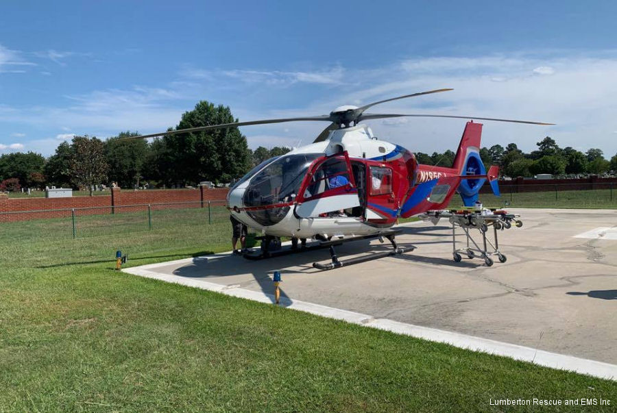 AirLife North Carolina New Base at Lumberton Rescue Squad