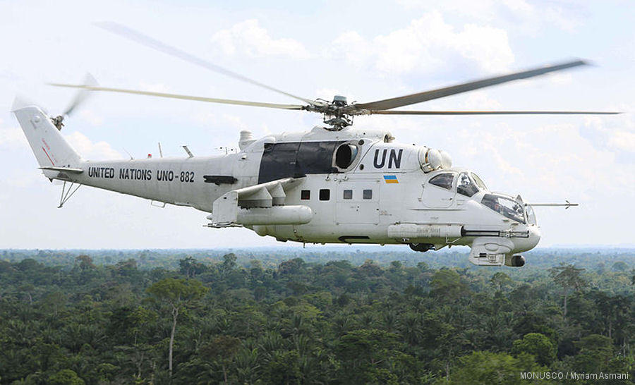 Ukraine Mi-24 Hind in Congo’ MONUSCO