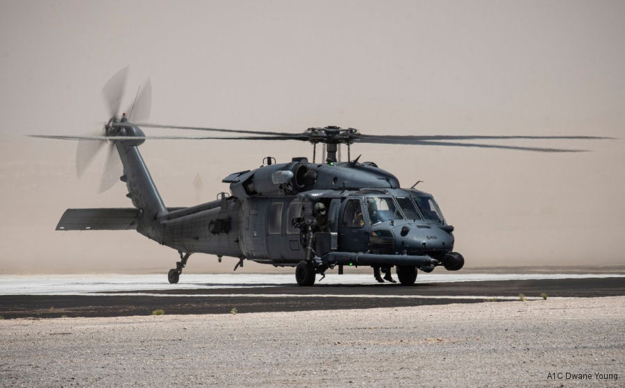 Detailed history and photos of helicopter Sikorsky HH-60G Pave Hawk Serial 70-1767 Register 92-26461 used by US Air Force USAF Track service timeline and current status.