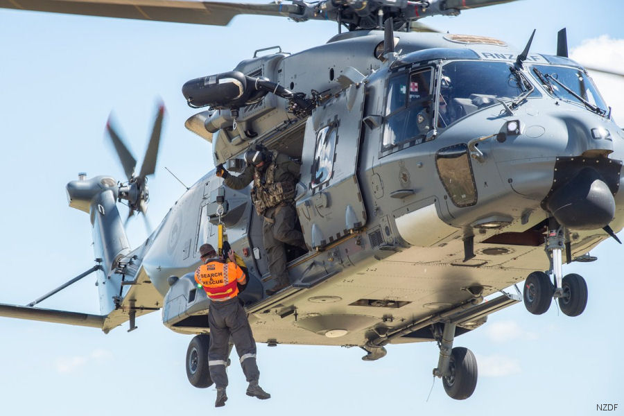 New Zealand Police SAR Exercise with NH90