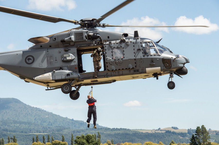 New Zealand Police SAR Exercise with NH90