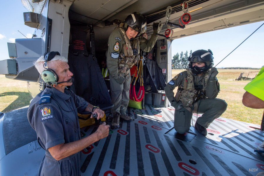 New Zealand Police SAR Exercise with NH90