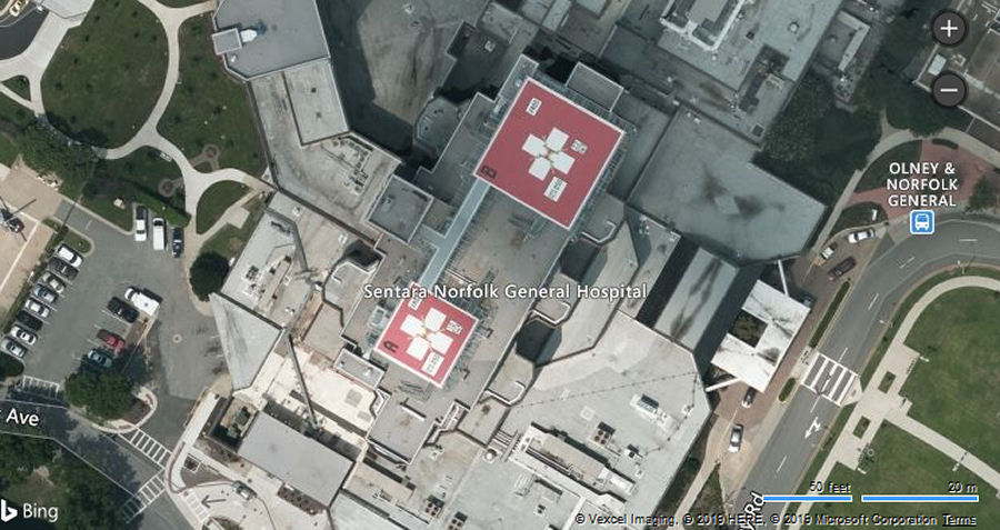 Norfolk General Hospital New Helipad